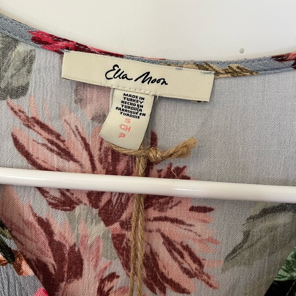 Anthropologie Ella Moon Floral Blouse - Picture 2 of 4